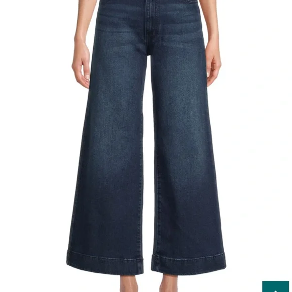 NWT Hudson Jolene Wide Leg Jeans Walker Dark Wash High Rise 30x32